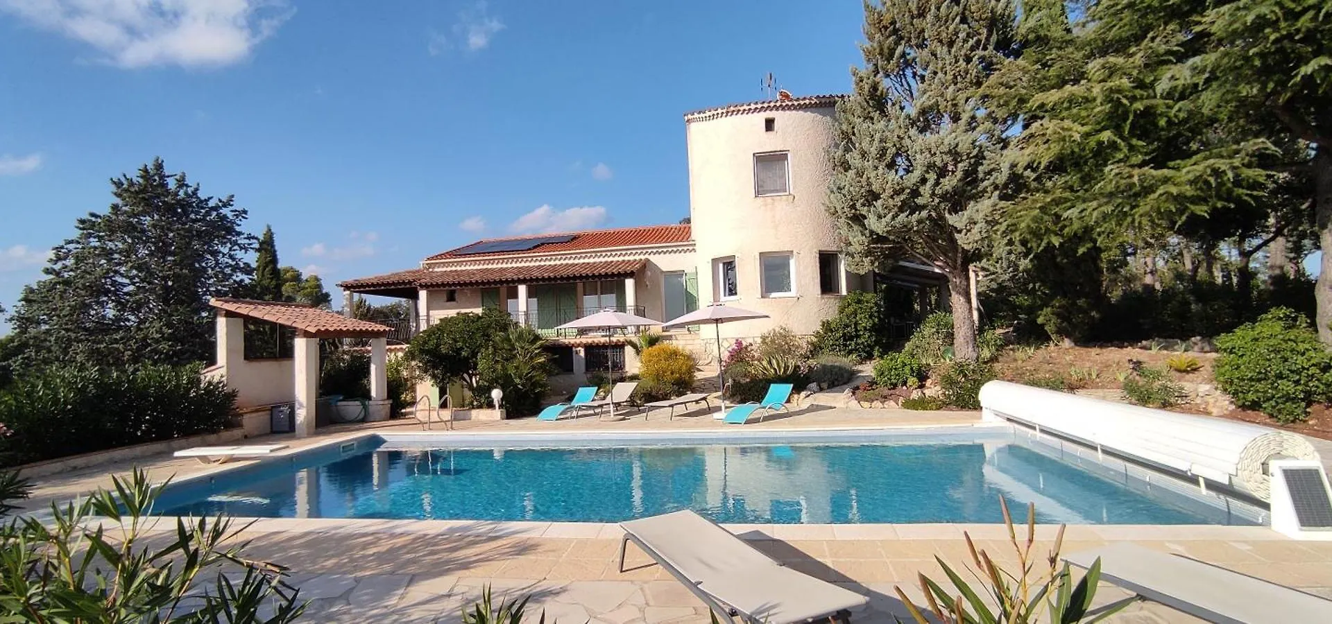 Lorgues, La Tourelle, Immense Piscine, Plongeoir, Vue, Au Grand Calme Villa